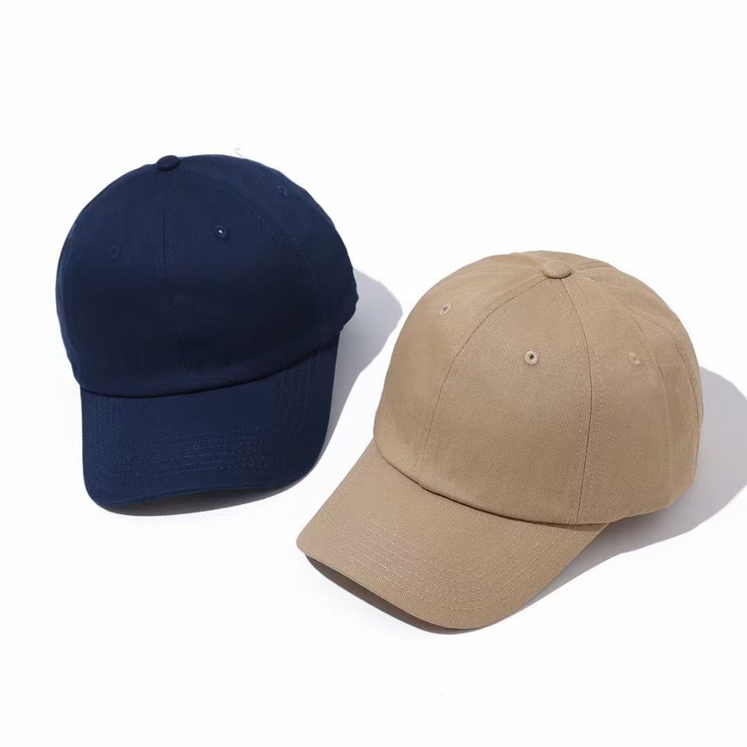 Wholesale Solid color cotton large circumference baseball cap